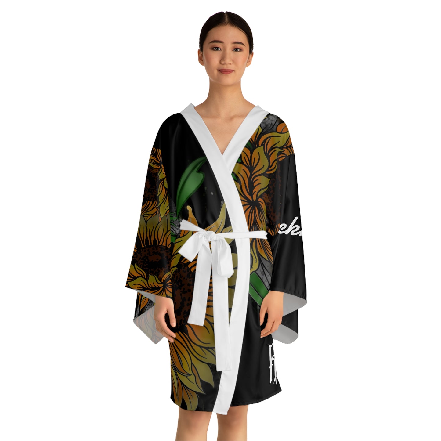 Sunflower Kimono Robe