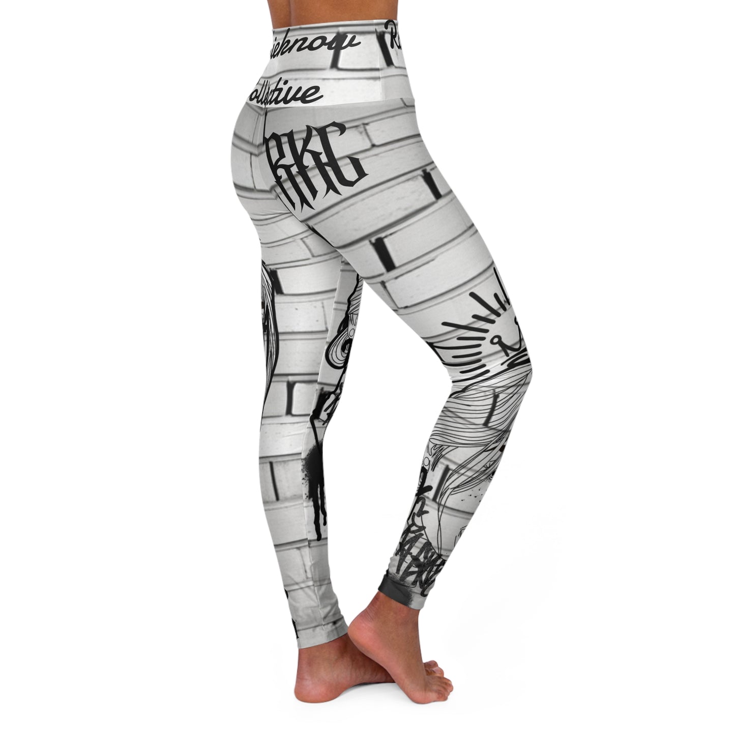 Bomber Queen High Waisted Yoga Leggings