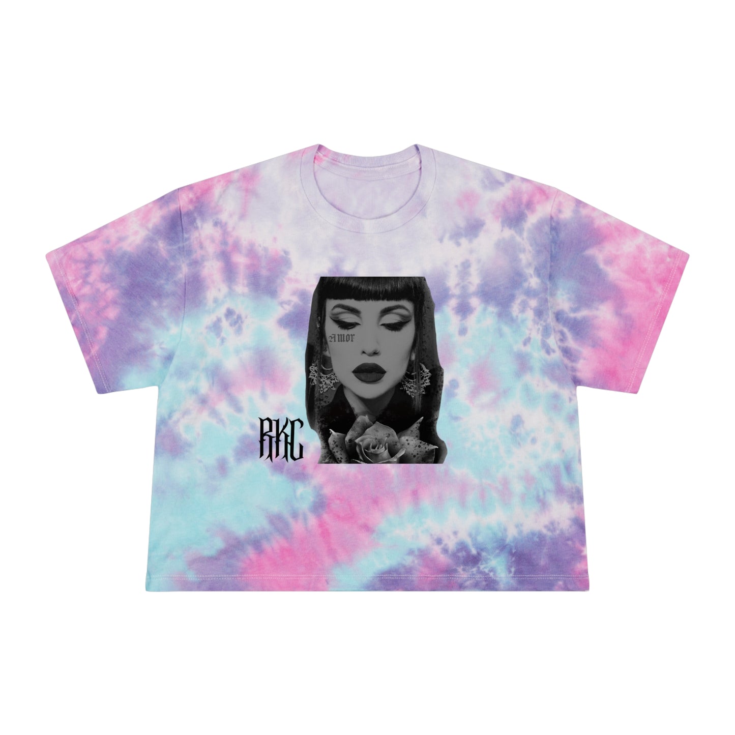 Amor Tie-Dye Crop Tee