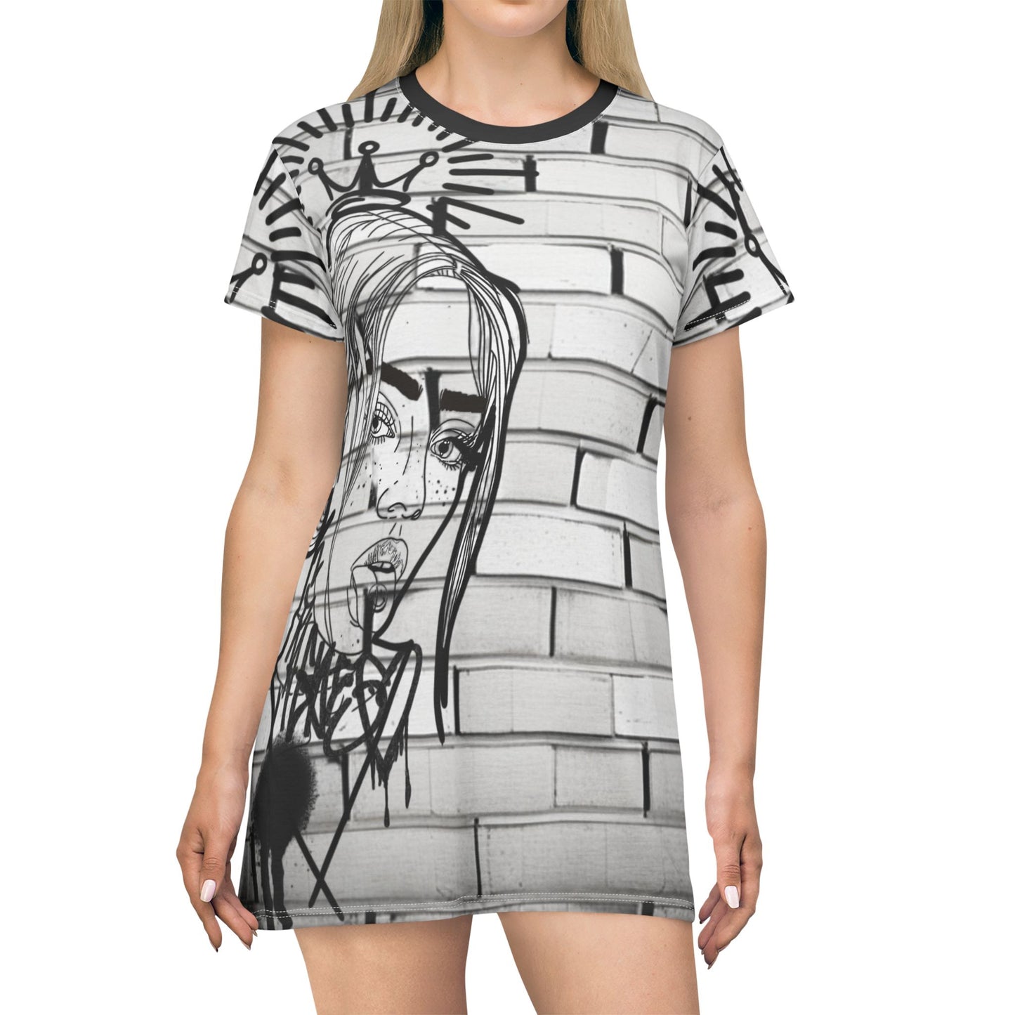 Bomber Queen T-Shirt Dress