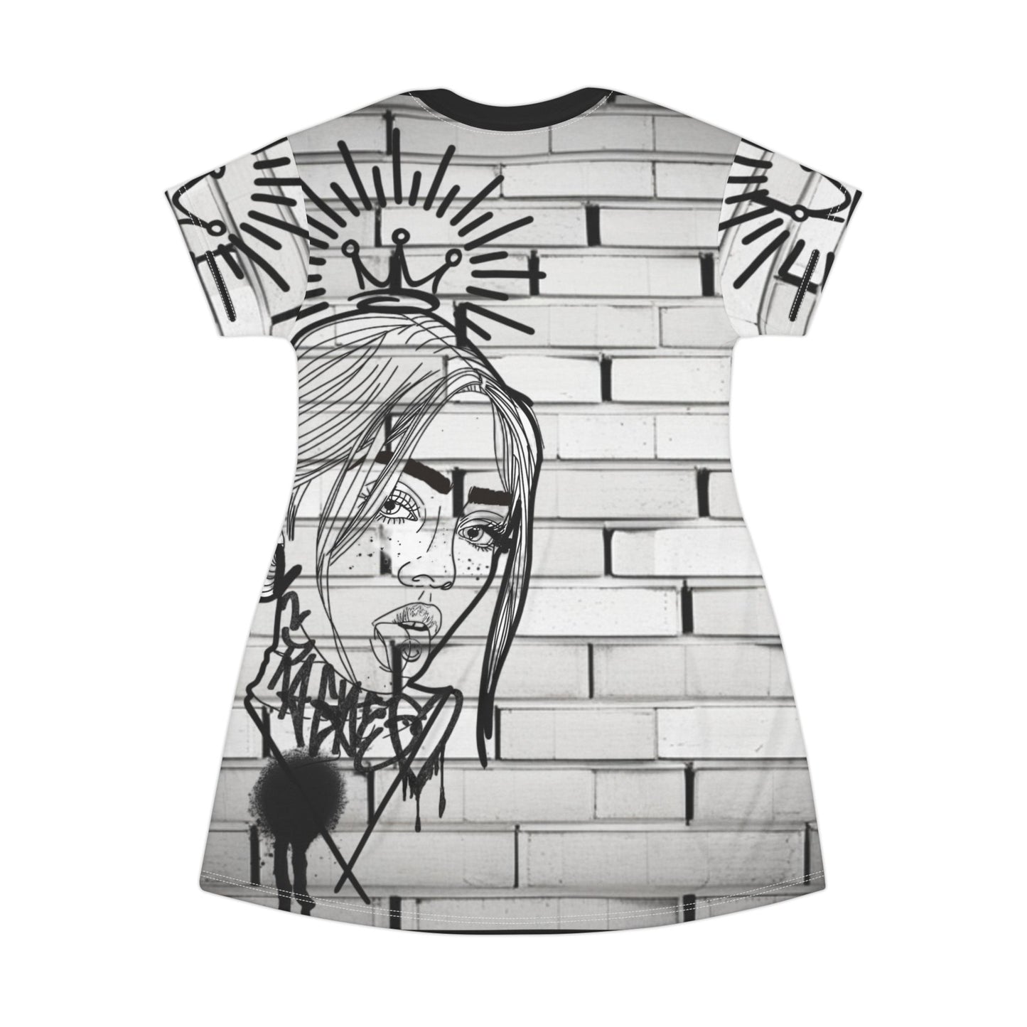 Bomber Queen T-Shirt Dress