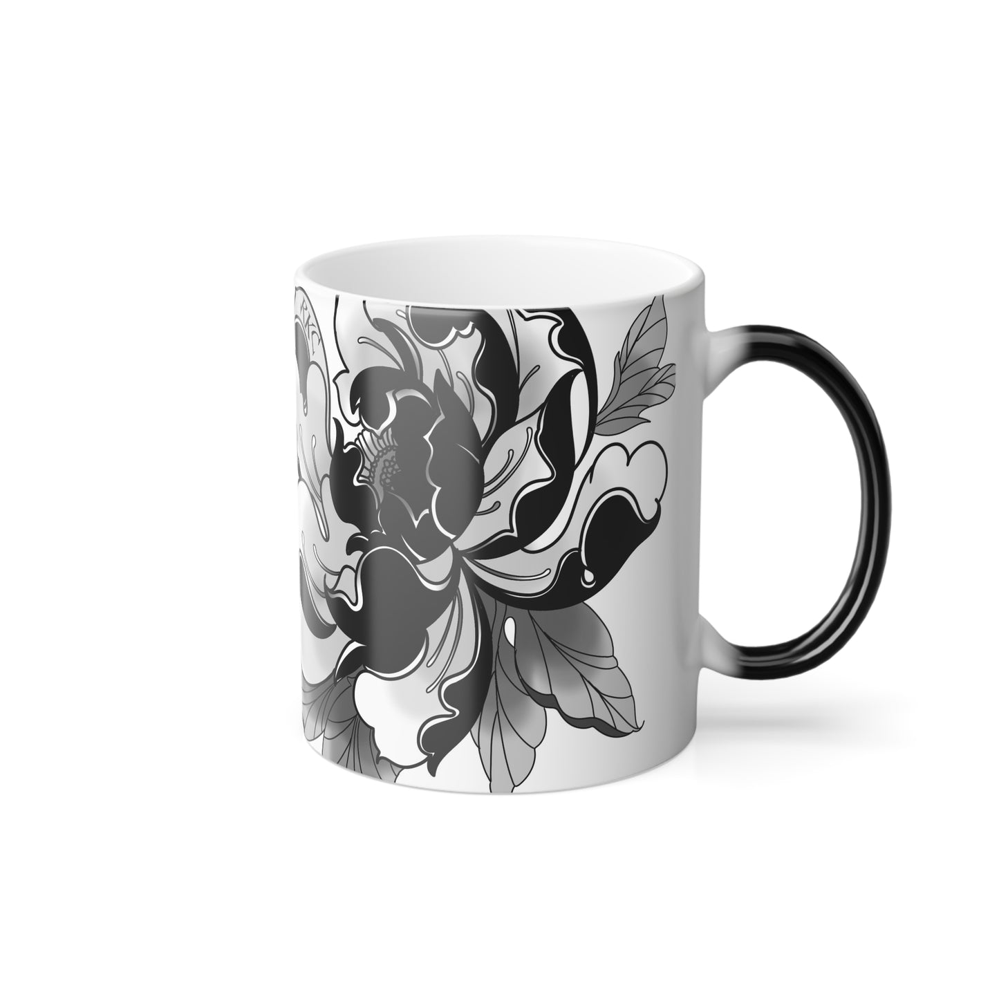 Peony Color Morphing Mug, 11oz